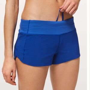 Lululemon  Speed Up Running Shorts - Blue / Periwinkle